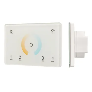 Панель Sens SMART-P81-MIX White (230V, 4 зоны, 2.4G) (Arlight, IP20 Пластик, 5 лет) | 028400 | Arlight