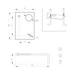 Светильник LGD-MARK-BOLL-H250-7W Warm3000 (GR, 60 deg, 230V) (Arlight, IP54 Металл, 3 года) | 029975 | Arlight