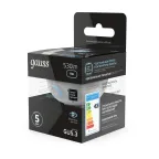 Лампа светодиодная LED 5Вт GU5.3-dim 220В 4100К MR16 диммируемая | 101505205-D | Gauss