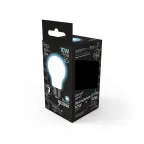 Лампа светодиодная Black LED Filament A60 OPAL E27 10W 860lm 4100К | 102202210 | Gauss