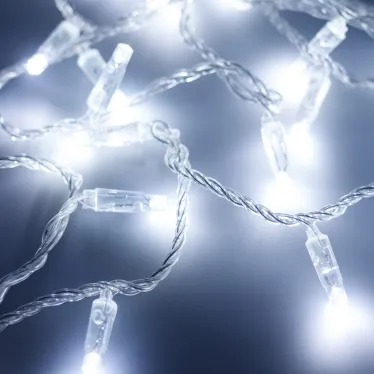 Светодиодная гирлянда ARD-STRING-CLASSIC-10000-CLEAR-100LED-STD WHITE (230V, 7W) | 025781 | Arlight