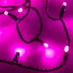 Светодиодная гирлянда ARD-STRING-CLASSIC-10000-BLACK-100LED-FLASH PINK (230V, 7W) | 025807 | Arlight