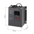 Стабилизатор напряжения настенный СННТ-2000-Ц цифровой дисплей 140-260В/220/В, 2000ВА