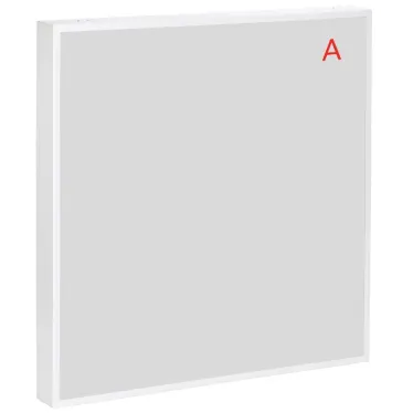 LIGHTING PRO Светильник светодиодный ДВО 2001A 45Вт 4000К IP40 588х588мм Грильято опал БАП 3ч IEK