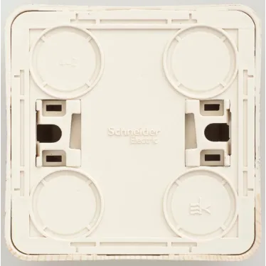 ЭТЮД Розетка наружная без заземления без шторок сосна