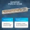 Удлинитель сетевой 10-25S [1х5], 2м, 10А, без заземления с выключателем, белый