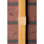 Соединитель (25х16) (4 шт) Plast PROxima под светлое дерево