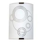 Светильник Галактика 150х220 НББ 21-60 М21 матовый белыйкл.штамп металлик ИУ