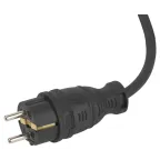 Удлинитель силовой UK-4e-3x1,5-40m-IP44(KG) с заземлением 4 розетки каучук 40м КГ 3х1,5мм2 IP44
