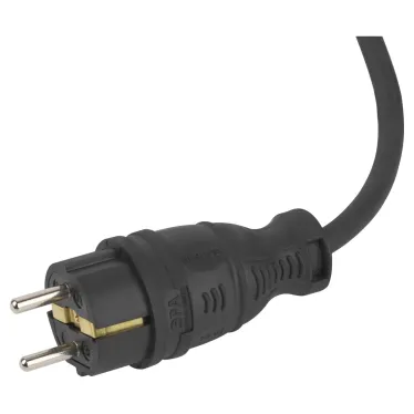 Удлинитель силовой UK-4e-3x1,5-40m-IP44(KG) с заземлением 4 розетки каучук 40м КГ 3х1,5мм2 IP44