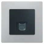 ETIKA Розетка телефонная RJ11 антрацит