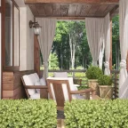 Светильник НБУ-60w вниз Е27 IP44 черное золото