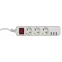 Удлинитель электрический U-3es-3m-USB c заземлением с выключателем 3 розетки + 3xUSBA 3м 10А
