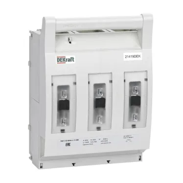 ПВР горизонтальный 800А 3ф отключение_1НО+1НЗ_навесной монтаж на шину_ПВР-102