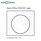 Светильник светодиодный  Office IP65 SE 40/4200 opal 4200лм 38Вт 5000K IP40 0,98Pf 80Ra DL Kп«1| DOSE40IP65-O-5K-DL | Diora