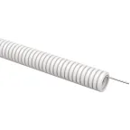 ELASTA Труба гофрированная ПВХ d-25мм с зондом белая (50м) IEK