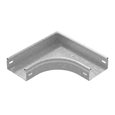 Угол плоский плавный 90 град. к лотку 150х50, толщина 0,7 мм, Сендзимир цинк