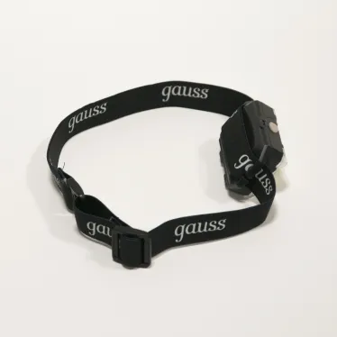 Фонарь светодиодный налобный 3 Вт 180 лм Черный IP33 на батарейках 3xААА GFL Gauss