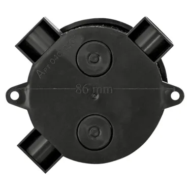 Коробка распаячная КМР-040-040б трехрожковая черная (70х35) PROxima