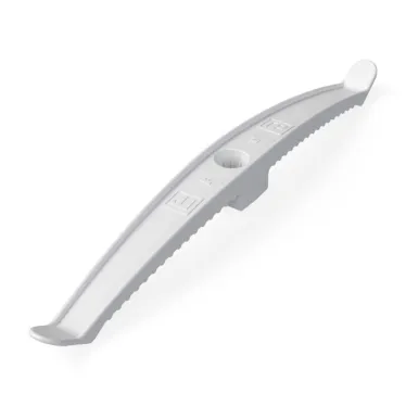 Держатель кабеля двусторонний для прямого монтажа в гофроящике белый (100 шт/кор)