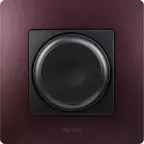 ETIKA Светорегулятор поворотный без нейтрали 300Вт антрацит