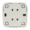 Розетка Минск Phone 1-местная ОП белая