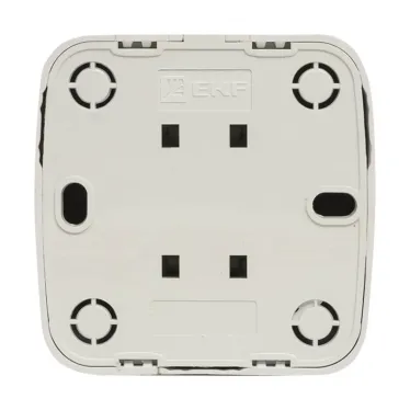 Розетка Минск Phone 1-местная ОП белая