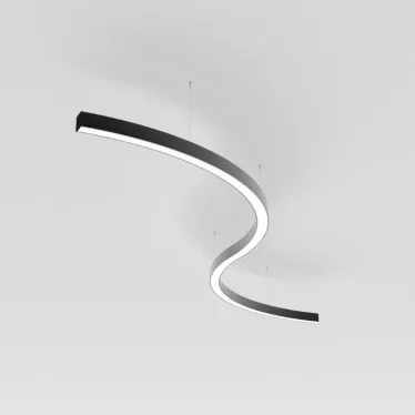 Светильник SP-LINE-HANG ARC-S3535-D1500-124W Day4000 (BLACK, 230V) (металл)