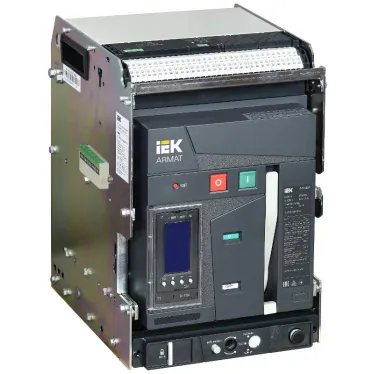 Выключатель автоматический воздушный ARMAT выдвижного исполнения 3P типоразмер B 85кА 800А расцепитель TT с комплектом аксессуаров 220В: мотор привод катушка включения катушка отключения
