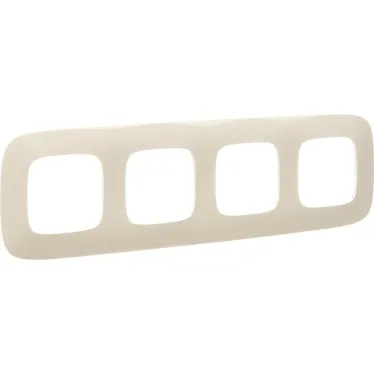 Valena ALLURE Рамка 4 поста слоновая кость универсальная