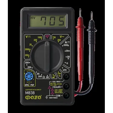 Мультиметр цифровой M838 ФАZА