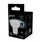 Лампа светодиодная LED 5Вт GU10 220В 4100К MR16 | 101506205 | Gauss