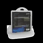 Лента светодиодная LED 2835/60-SMD 4.8 Вт/м 210 лм/м Синий DC 12В IP66 8мм (блистер 5м) Black Gauss