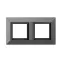 Рамка из металла, ''Avanti'', темно-серый, 4 модуля