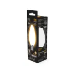 Лампа светодиодная Black LED Filament Свеча OPAL E14 5W 420lm 2700К | 103201105 | Gauss