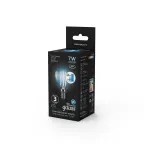 Лампа светодиодная Black LED Filament Шар E14 7W 580lm 4100K step dimmable | 105801207-S | Gauss