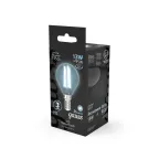 Лампа светодиодная Filament Шар 13W 1150lm 4100К Е14 LED 1/10/50 | 105801213 | Gauss