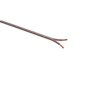 Кабель акустический 2х0.25 прозрачный 100м