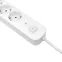 Удлинитель LUX 5 гнезд 2USB 2,4А+2type-C 1,5 метра 1,5мм2 EKF