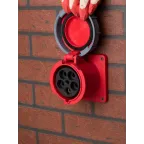 Розетка стационарная внутренняя 3452 3Р+РЕ+N 125А 380В IP67 PROxima