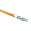 Витая пара U/FTP кат 6 4 пары AWG23 solid IN LSZH нг(А)-HF оранжевый 500м