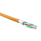 Витая пара U/FTP кат 6 4 пары AWG23 solid IN LSZH нг(А)-HF оранжевый 500м