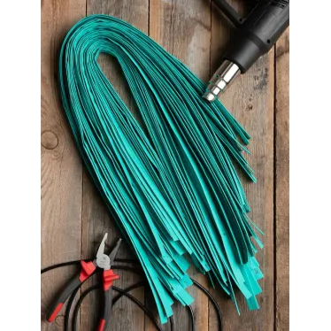 Трубка термоусаживаемая ТУТ нг 14/7 зеленая в отрезках по 1м PROxima