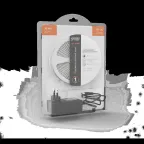 Лента светодиодная LED 5050/60-SMD 10 Вт/м 700 лм/м 3000К DC 12В IP20 10мм комплект лента и драйвер (блистер 5м) Basic Gauss