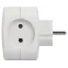 Разветвитель электрический SP-4-USB-W на 4 розетки + 2xUSB 2400mA, без заземл 10А (белый)