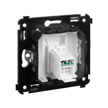 Avanti Розетка RJ-45 в стену, 5e одинарная, ''Белое облако''