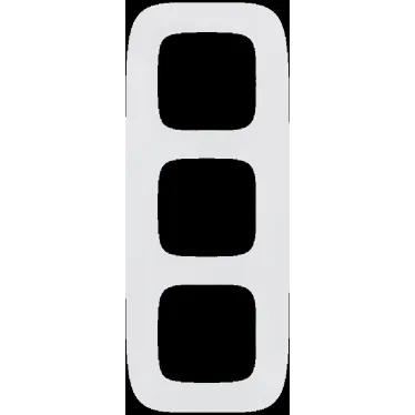 Valena ALLURE Рамка 3 поста белая универсальная