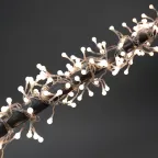 Гирлянда "Мишура LED"  3 м  прозрачный ПВХ, 288 диодов, цвет ТЕПЛЫЙ БЕЛЫЙ | 303-606 | NEON-NIGHT