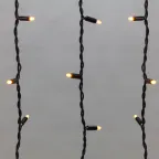 Гирлянда Айсикл (бахрома) светодиодный, 4,0 х 0,6 м, с эффектом мерцания, черный провод "КАУЧУК", 230 В, диоды желтые, | 255-231 | NEON-NIGHT