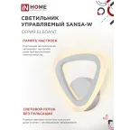 Светильник светодиодный бра ELEGANT SANSA-W 15Вт 230В 3000-6500K 1050Лм 600х85мм | 4690612035307 | IN HOME